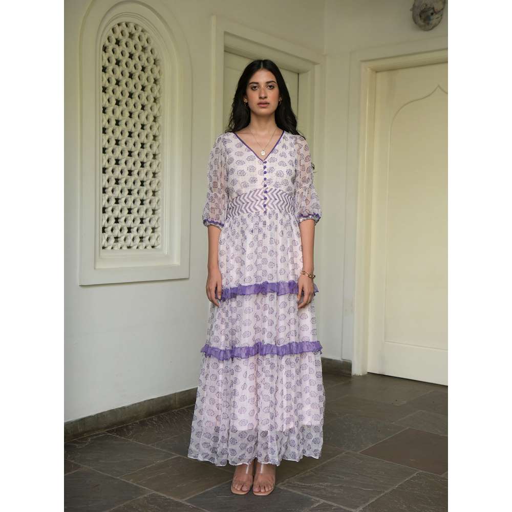 Taro india Plum Carnation Maxi