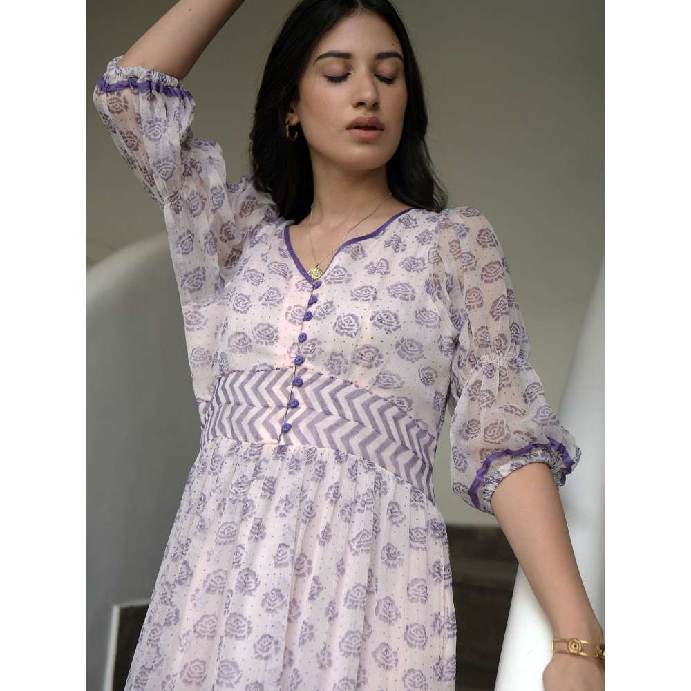 Taro india Plum Carnation Maxi