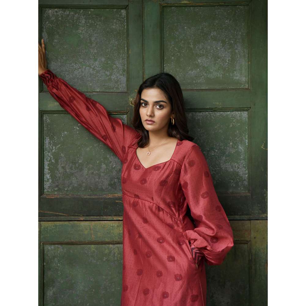 Taro india Burnt Sangria Midi