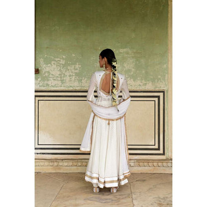 Taro India Masakkli Kurta White (Set of 3)