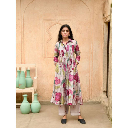 Taro India Magnolia Shirt Kurta with Pant (Set of 2)