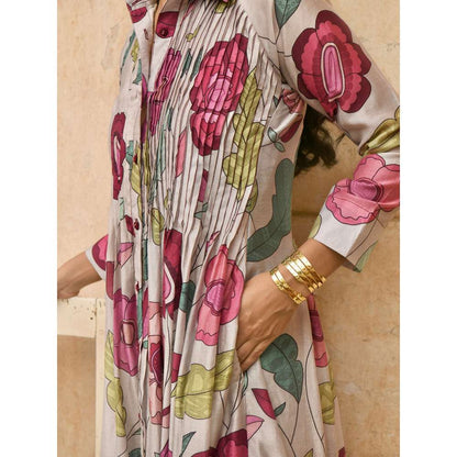 Taro India Magnolia Shirt Kurta with Pant (Set of 2)