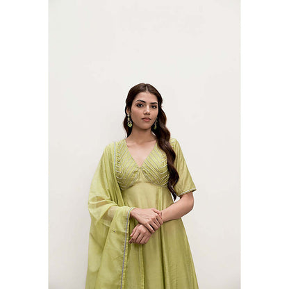 Taro India Noor Kurta With Pant And Dupatta