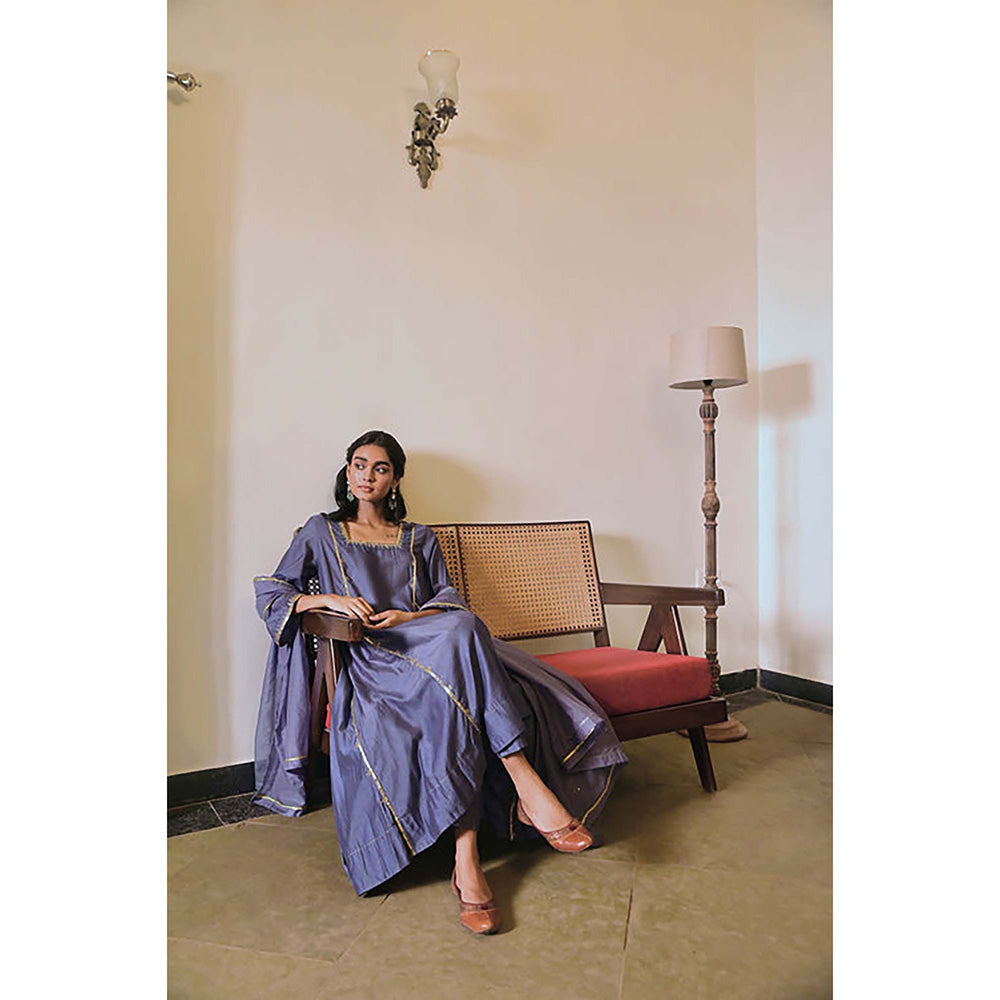 Taro India Shahnaz Kurta With Pant And Dupatta