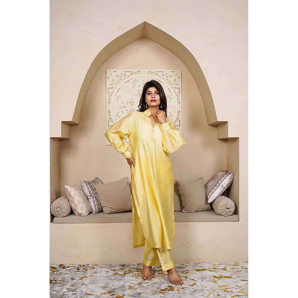 Taro India Sunflower Kurta With Pant
