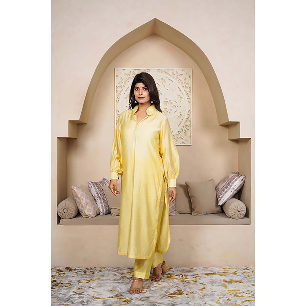 Taro India Sunflower Kurta With Pant