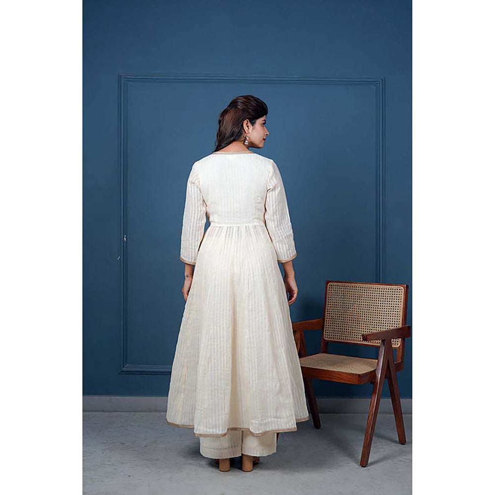Taro India Svarn Angrakha Kurta With Pant