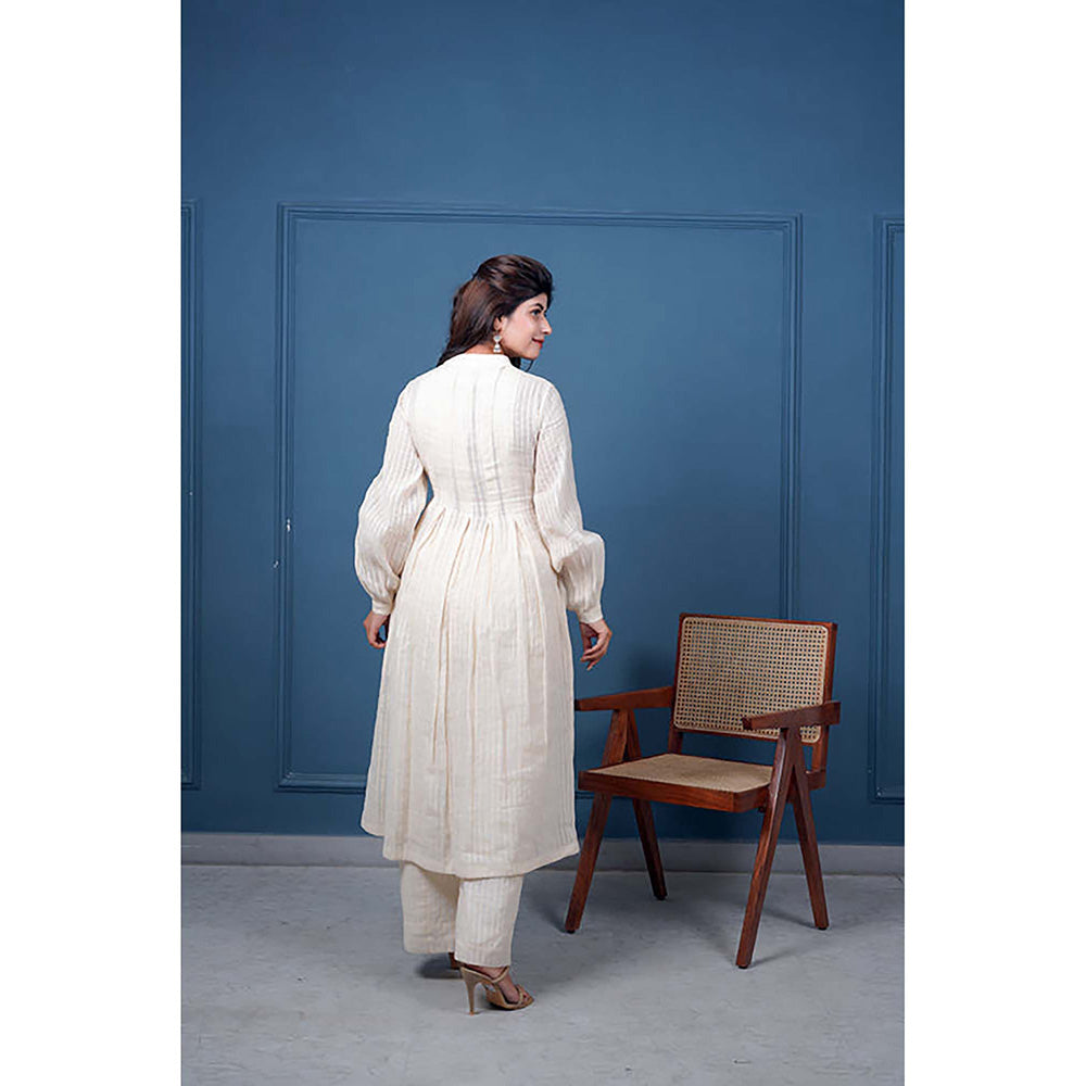 Taro India Honeycomb Kurta With Pant