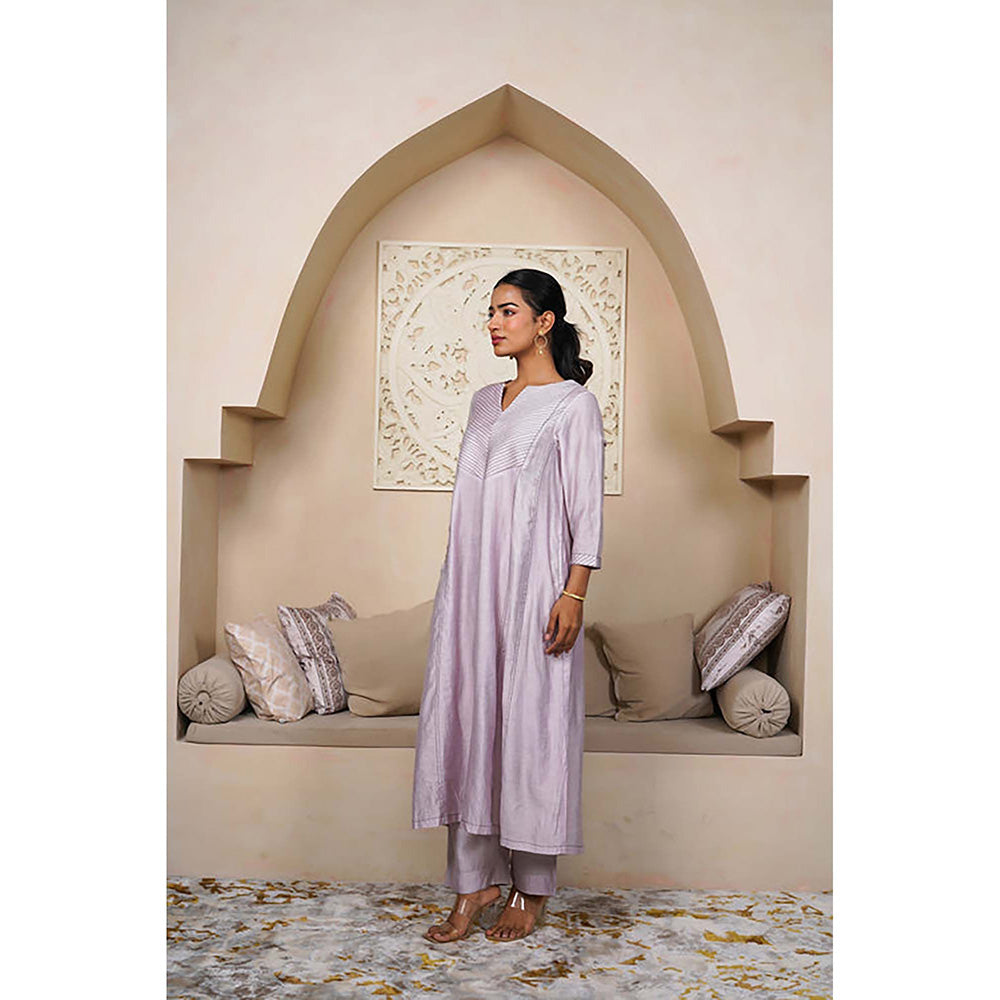 Taro India Misty Rose Kurta With Pant