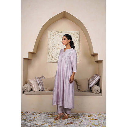 Taro India Misty Rose Kurta With Pant