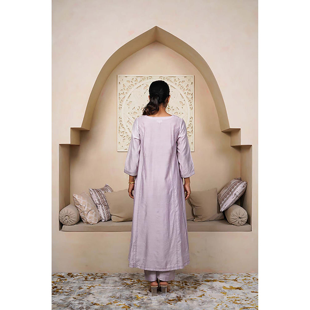 Taro India Misty Rose Kurta With Pant