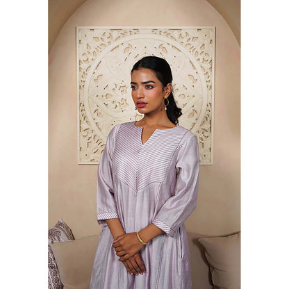 Taro India Misty Rose Kurta With Pant