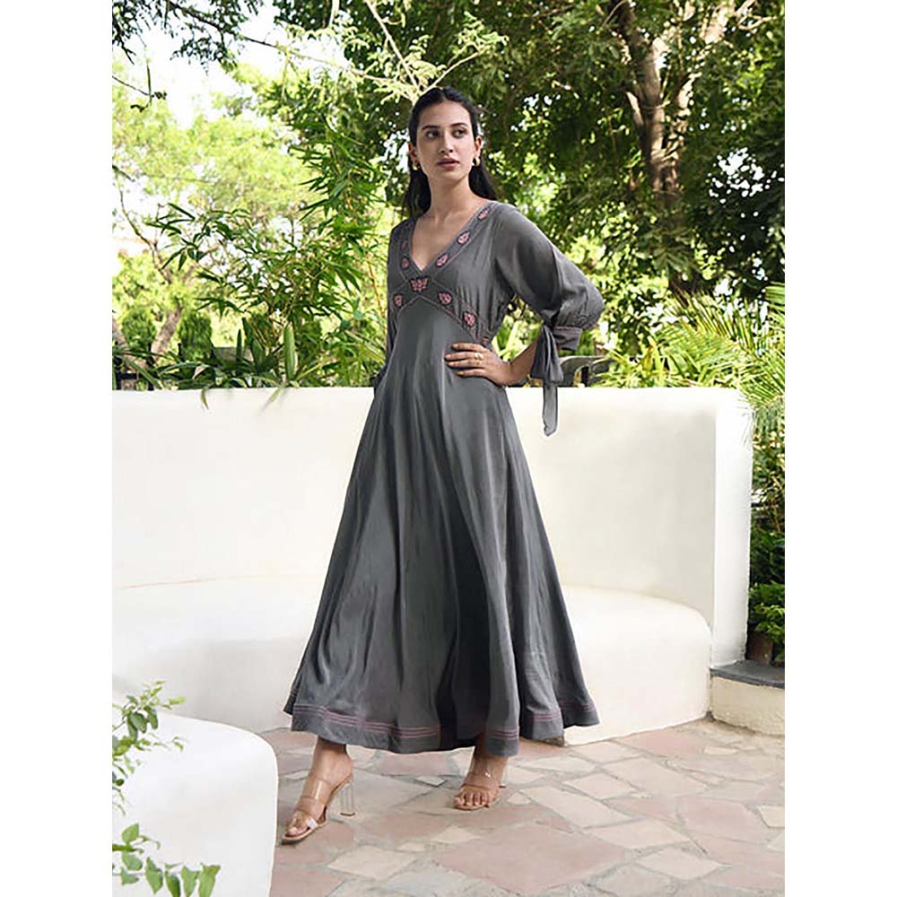 Taro India Smoked Grey Dress