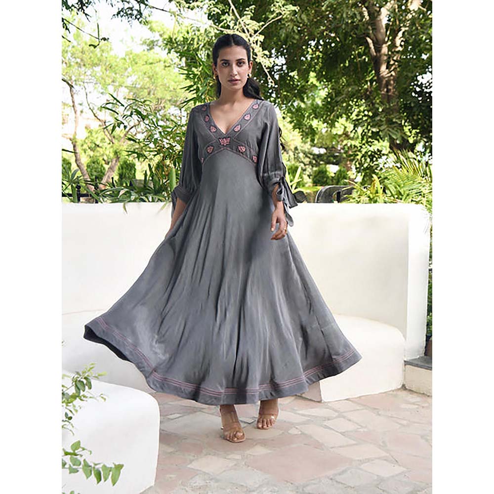 Taro India Smoked Grey Dress
