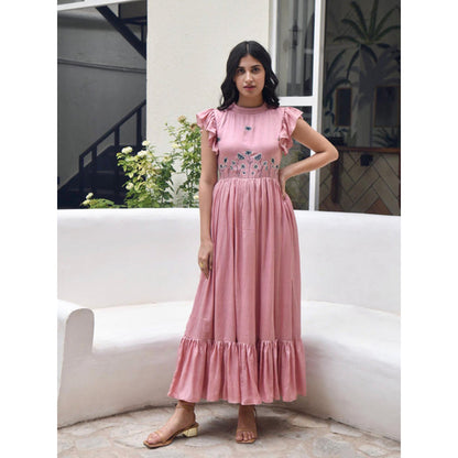 Taro India Coral Pink Dress
