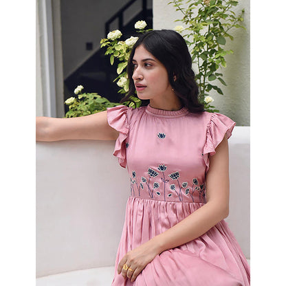 Taro India Coral Pink Dress