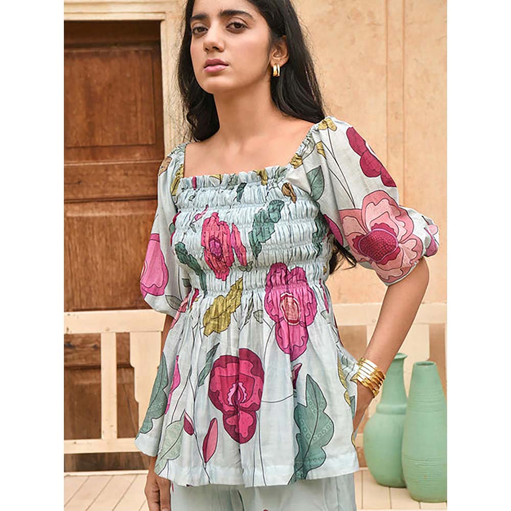 Taro India Vivid Sky Top