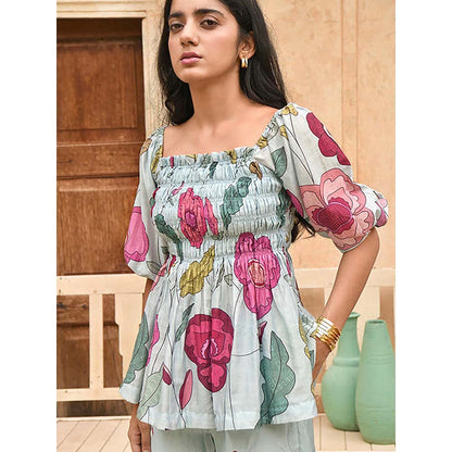 Taro India Vivid Sky Top