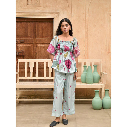 Taro India Vivid Sky Top