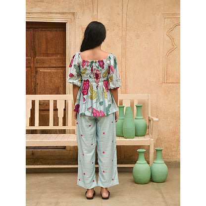 Taro India Vivid Sky Top