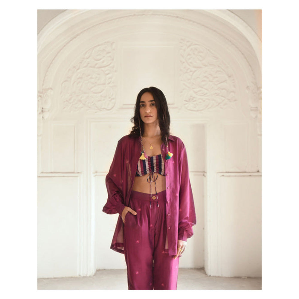 Taro India Mahogany Co-Ord Set
