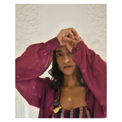 Taro India Mahogany Co-Ord Set