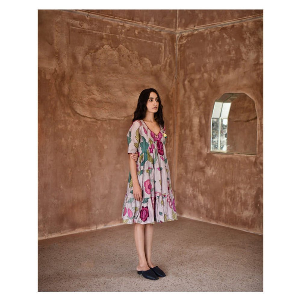 Taro India Anchor Gray Dress