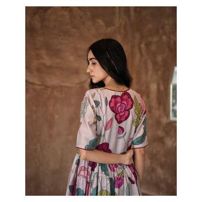 Taro India Anchor Gray Dress