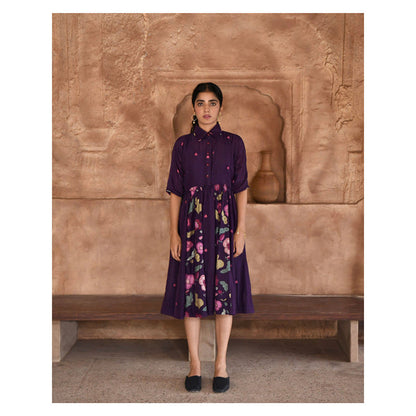 Taro India Mulberry Dress With Slip