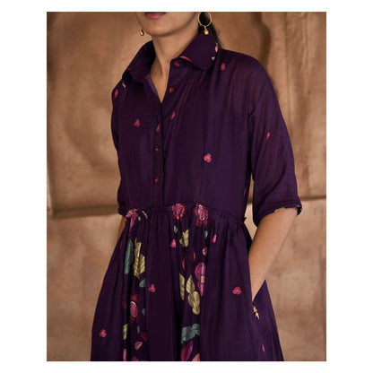 Taro India Mulberry Dress With Slip