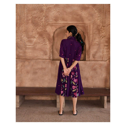 Taro India Mulberry Dress With Slip