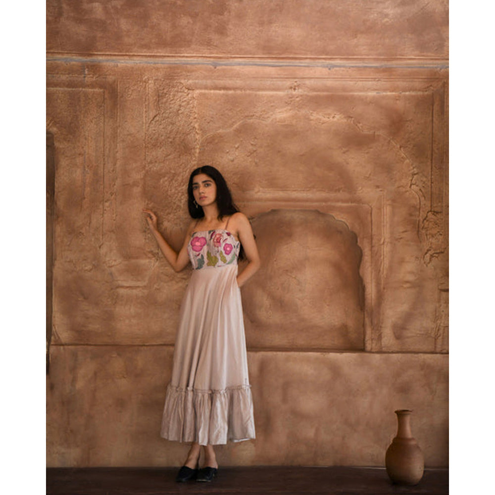 Taro India Floral Pearl Dress