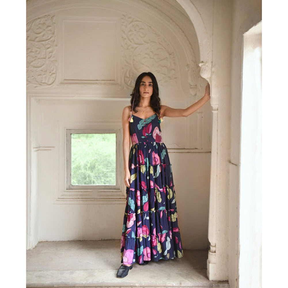 Taro India Midnight Blue Dress