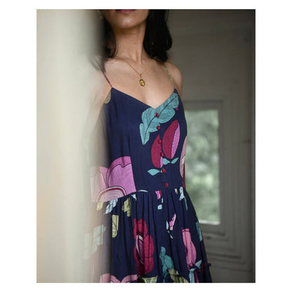 Taro India Midnight Blue Dress