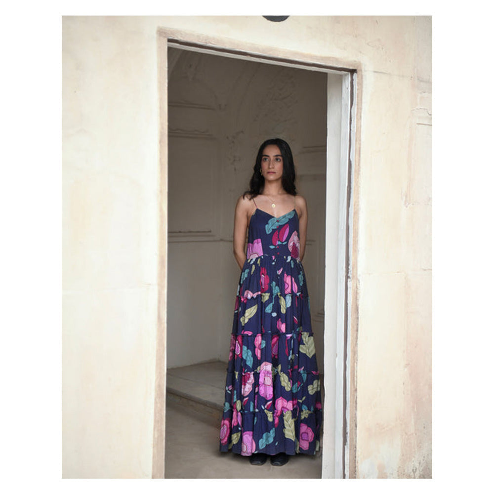 Taro India Midnight Blue Dress