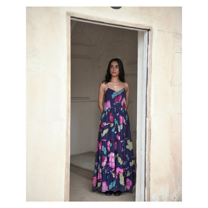 Taro India Midnight Blue Dress