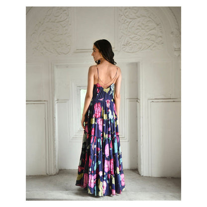 Taro India Midnight Blue Dress