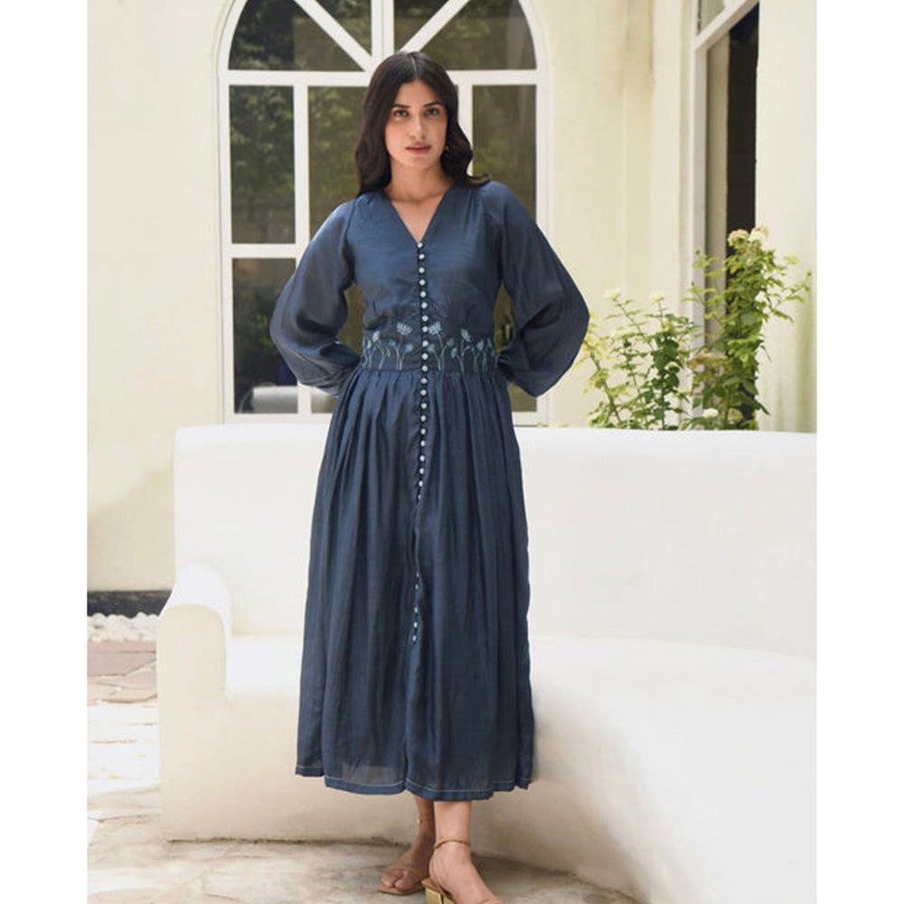 Taro India Midnight Bloom Dress