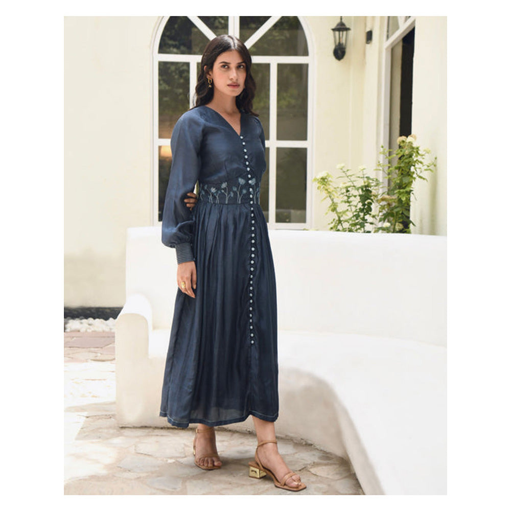 Taro India Midnight Bloom Dress