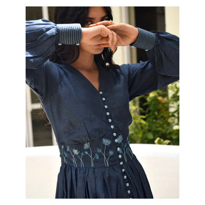 Taro India Midnight Bloom Dress