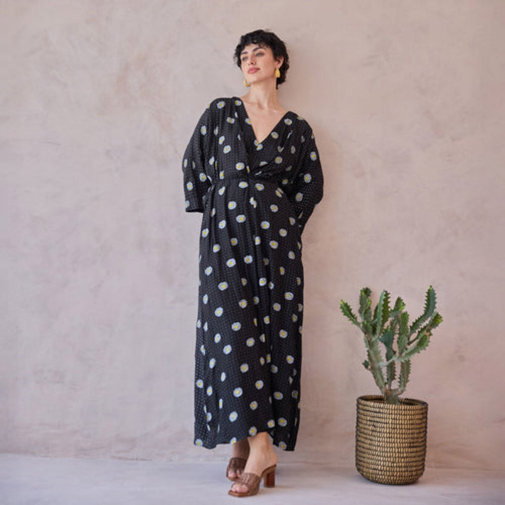 Taro India Daisy Drift Kaftan Maxi Dress