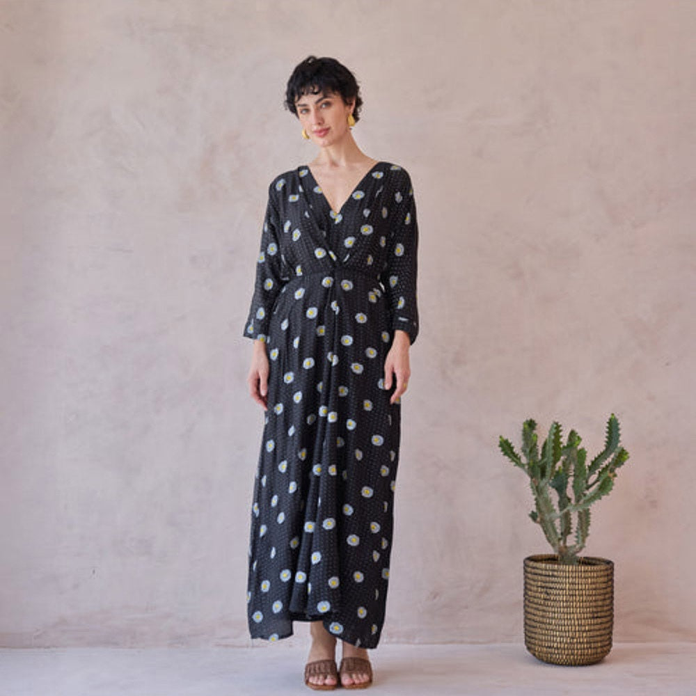 Taro India Daisy Drift Kaftan Maxi Dress