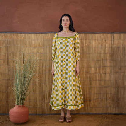 Taro India Lemon Zest Maxi Dress