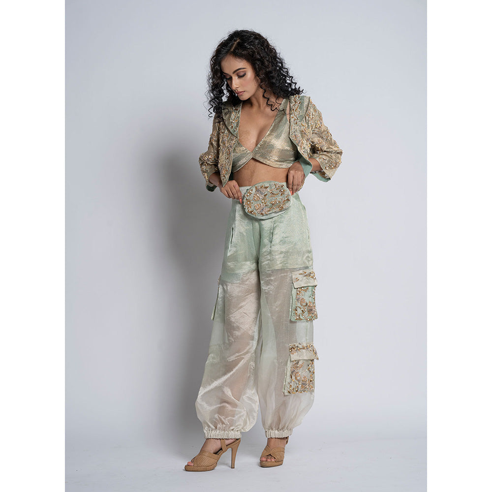 TATWAMM Mint Green Co-Ord (Set of 3)