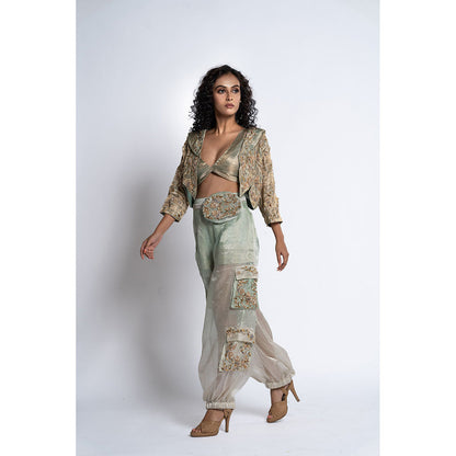 TATWAMM Mint Green Co-Ord (Set of 3)