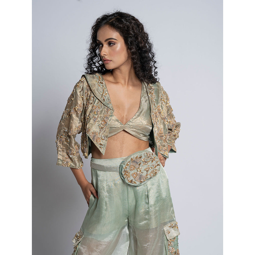 TATWAMM Mint Green Co-Ord (Set of 3)