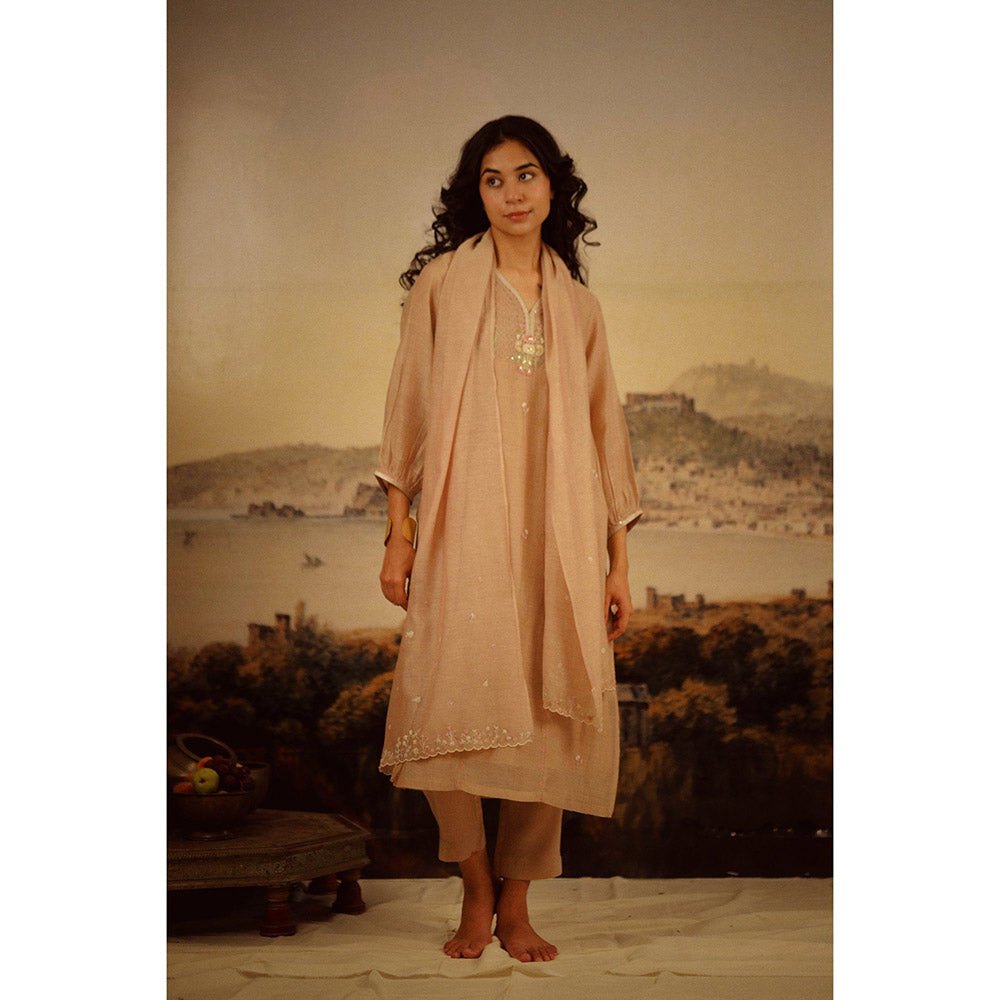 Tatwa Designs Chiku Juhi Yoke Kurta (Set of 3)