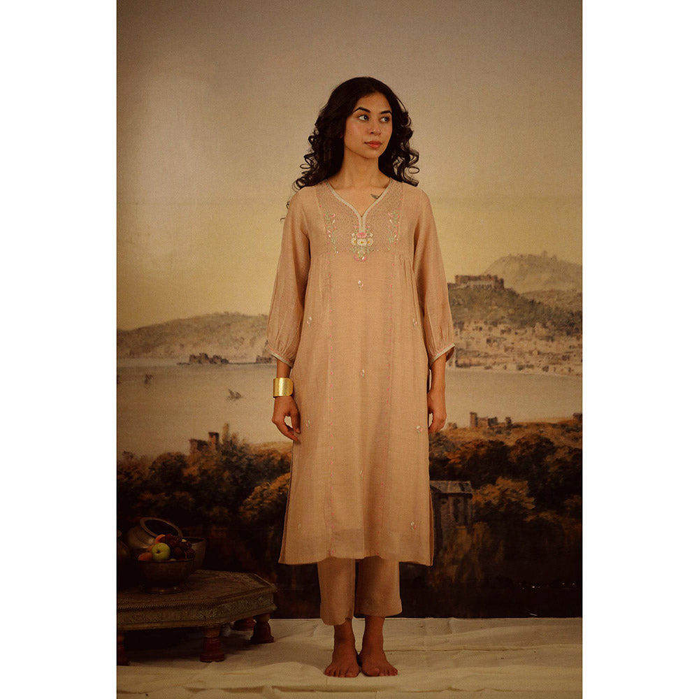 Tatwa Designs Chiku Juhi Yoke Kurta (Set of 3)