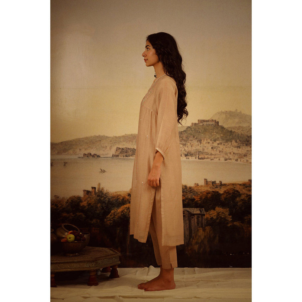 Tatwa Designs Chiku Juhi Yoke Kurta (Set of 3)