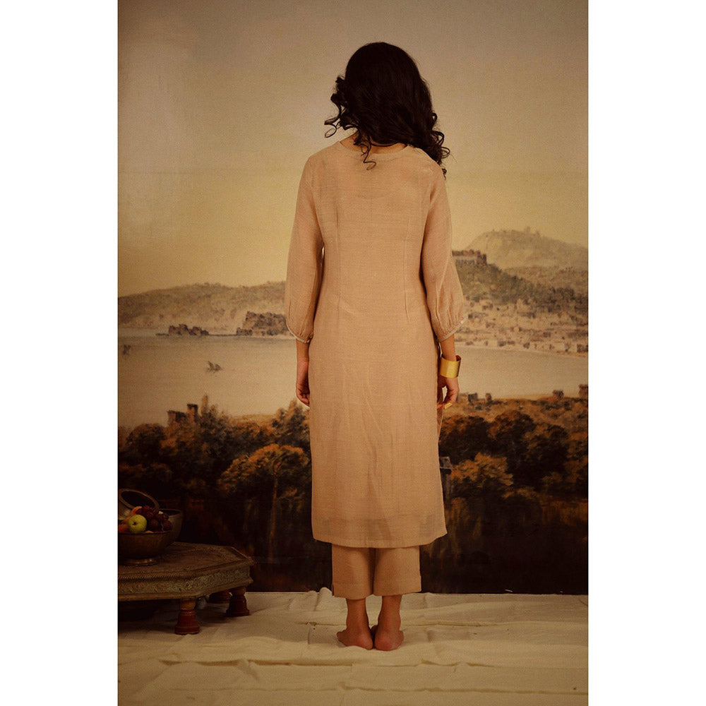 Tatwa Designs Chiku Juhi Yoke Kurta (Set of 3)